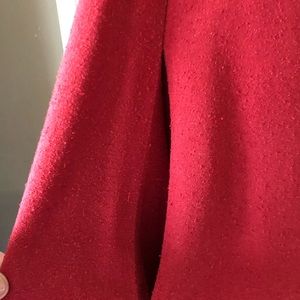 Eileen Fisher Red Tunic Dress with Pockets